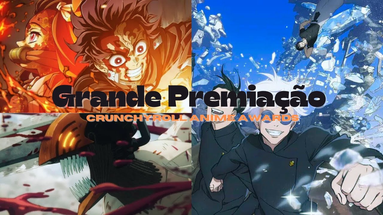 Premiação Crunchyroll Anime Awards #anime #otakus #jujutsukaizen #demonslayer #chainsawman