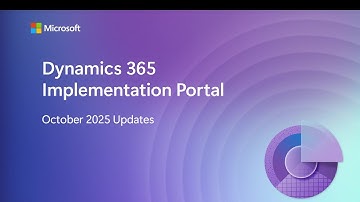 Dynamics 365 Implementatieportal | Updates oktober 2025