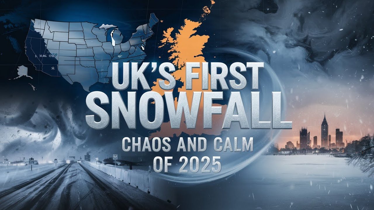 UK's First Snowfall of 2025: Chaos and Calm - YouTube