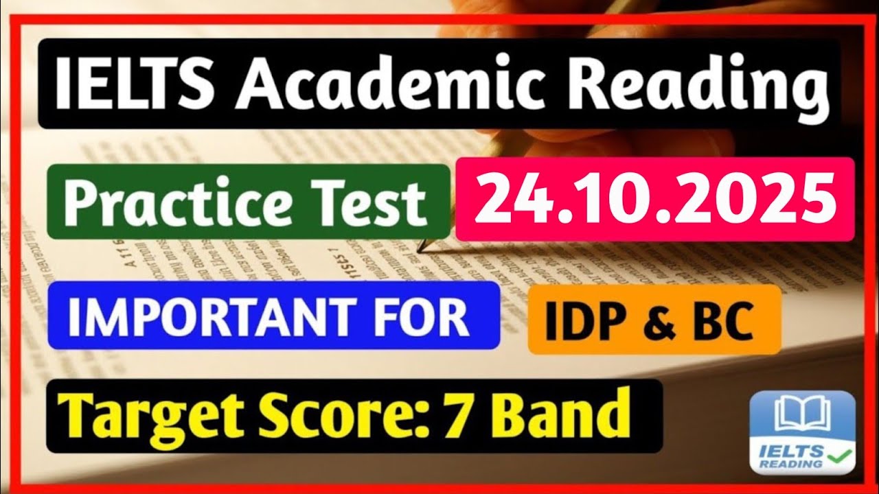 IELTS Reading Practice Test 2025 With Answers | IELTS Academic Reading ...