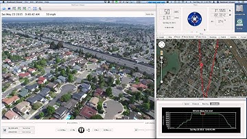 Demo of Dashcam Viewer with DJI Phantom 3 Quadcopter Videos