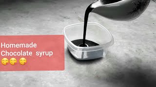 CHOCOLATE SYRUP RECIPE - HOW TO MAKE CHOCOLATE SYRUP AT HOME? |5 MINUTES CHOCOLATE SYRUP|