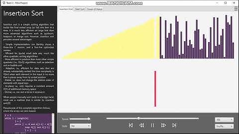 Insertion Sort Visualization