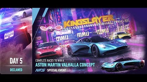Aston Martin Valhalla Concept | Kingslayer | Need For Speed: No Limits | Day 5