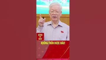 Tổng Bí thư Nguyễn Phú Trọng: Không trốn được đâu! #shorts