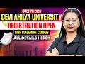 CUET PG 2026 | Devi Ahilya University Registration Open | DAVV Admission Process & Details