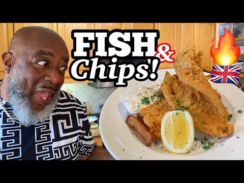 How to make BEER BATTERED Fish Chips Tartar SAUCE Deddy's Kitchen
