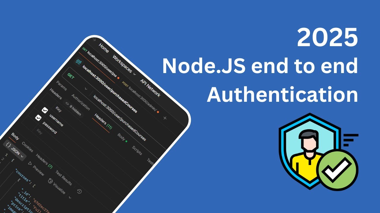 Build a Complete Backend for Authentication API with Node.js, Express ...