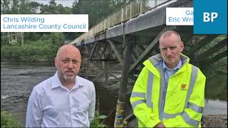 Old Tram Bridge - work starts on the new bridge