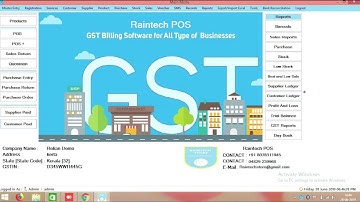 Credit customer management Raintech billing software 2019