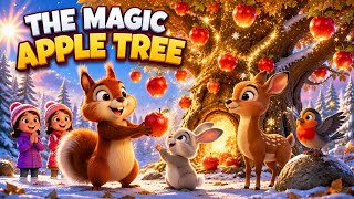 Chippy The Greedy Squirrel & The Magic Apple Tree 🍎🐿️ | Sharing Is Caring Moral Story for Kids | 
