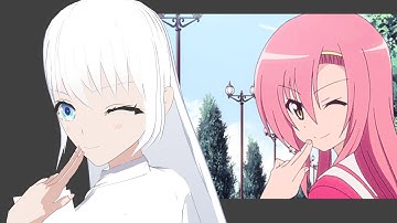 More animation practice with anime gifs in Blender