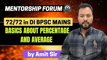BPSC 71st Mains: Introductory class| DI Answer Writing Practice | Bar Graph, Pie Chart, Table