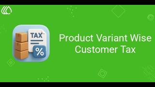 Product Variant Wise Customer Tax in Odoo || INKERP