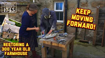 Close to completion: The Fireplace in Our 300-Year-Old Georgian House #restoration #dailyvlog