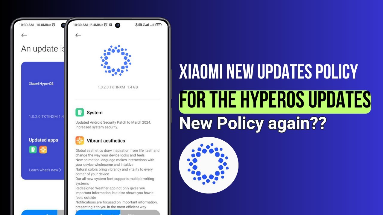Xiaomi new update policy for the HyperOS updates - YouTube