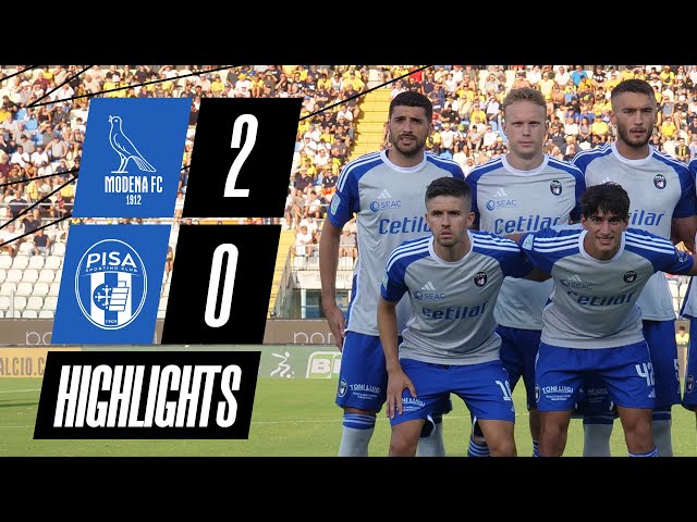 HIGHLIGHTS  MODENA-PISA 2-0 