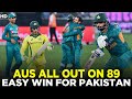 Australia All Out on 89 | Easy Win For Pakistan | Australia vs Pakistan | Highlights | PCB | MA2L