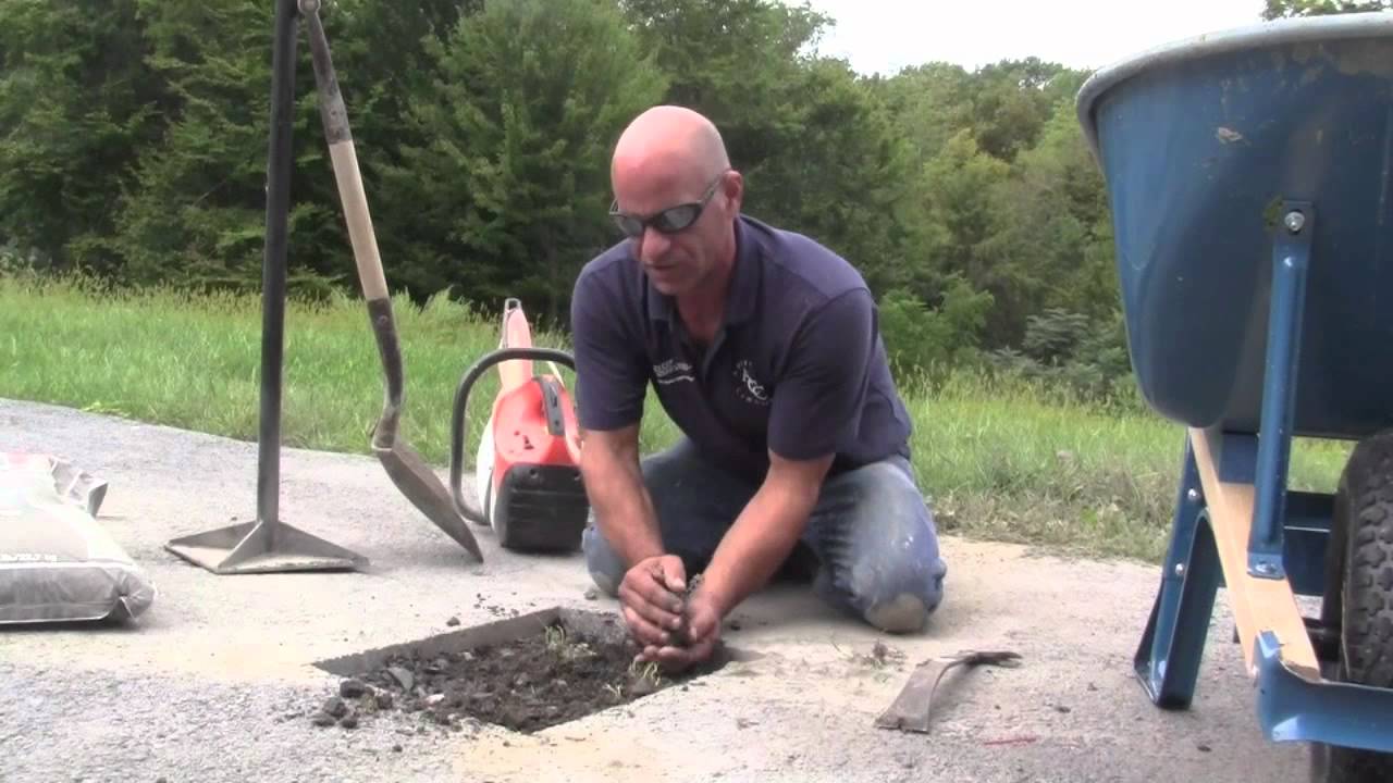 How To Fix A Sinkhole In A Concrete Driveway / What Is A