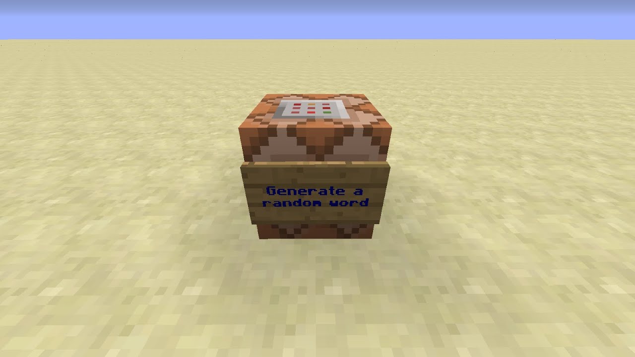redstone clock Randomiser in One Command - Minecraft Tips