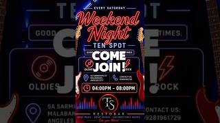 Make your Saturday count. Join our Weekend Night!🥂 #joinusnow #fun #weekendnight #tenspotrestobar