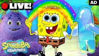 🔴LIVE: INSIDE SpongeBob’s Imagination w/ Squidward, Patrick, Bubble Buddy & More! | SpongeBob