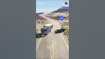 Realistic Highway Car Crashes🚗💥 #realisticcarcrashes #carcrashes #beamngdrive