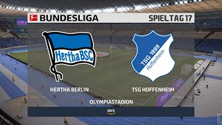 Hertha BSC Berlin : TSG 1899 Hoffenheim 17. Spieltag ⚽ FIFA 21 Bundesliga 🏆 Gameplay Deutsch by FIFA 21 News, Online Bundesliga und FUT 21 1,113 views 3 years ago 14 minutes, 13 seconds