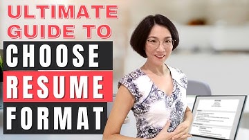 Ultimate Guide to Choose Resume Format Management Career in Tech By Yolanda Yu