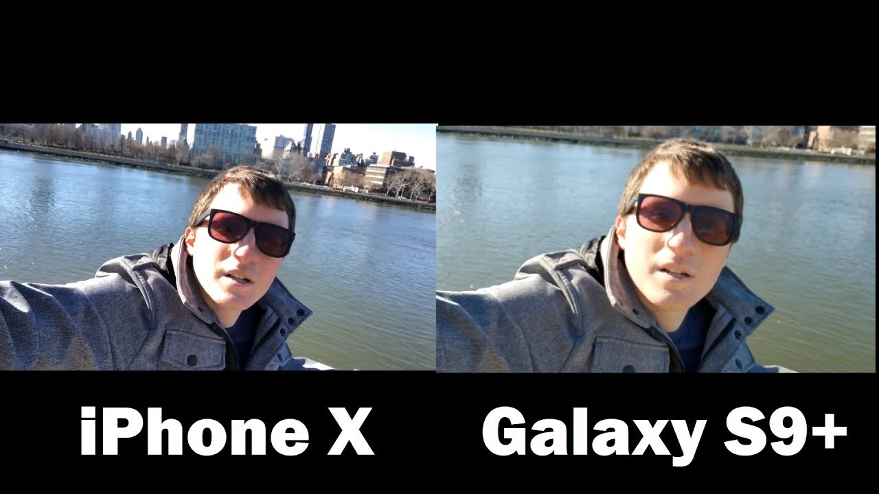 iPhone X vs Samsung Galaxy S9 Plus Camera Test Selfie