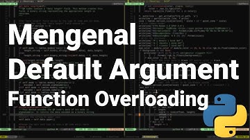 [Pythonic 40] Mengenal Default Argument (Function Overloading) pada Bahasa Pemrograman Python