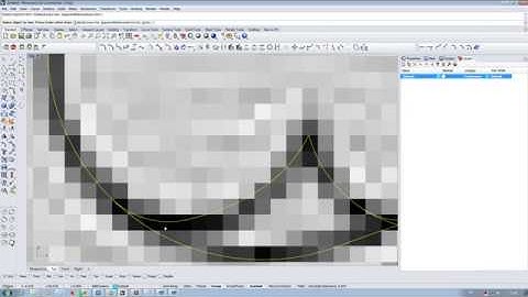 Rhinoceros 5 //Arc: tangent to curves//