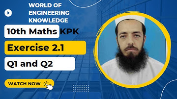 10th Class Maths KPK Lecture 18: Exercise 2.1 Q 1 2: Find discriminant and nature of roots of Q.E.