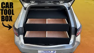 Building a storage drawer system for my car