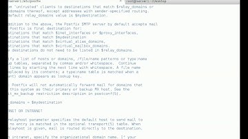 SMTP Server Null Client setup in RHEL7