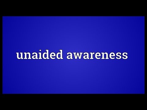 Unaided awareness Meaning