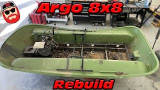 Argo 8x8 Magnum Amphibious Vehicle Rebuild Ep1~ Chains, Axles, & Bearings