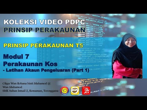 AKAUN PENGELUARAN | PERAKAUNAN KOS | PART 1 (1) | PRINSIP PERAKAUNAN