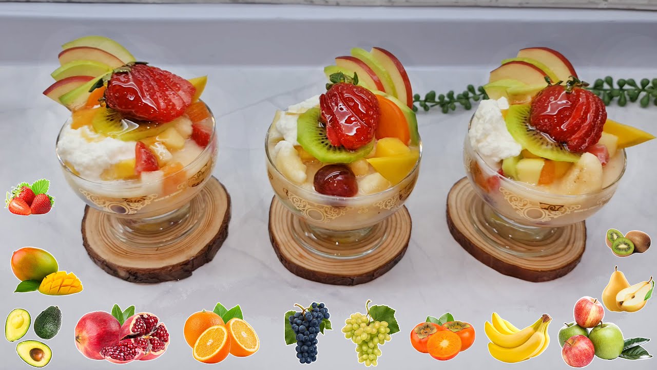 اطيب سلطة فواكه - عطوني رأيكم بالسلطة 🤩🤩ا