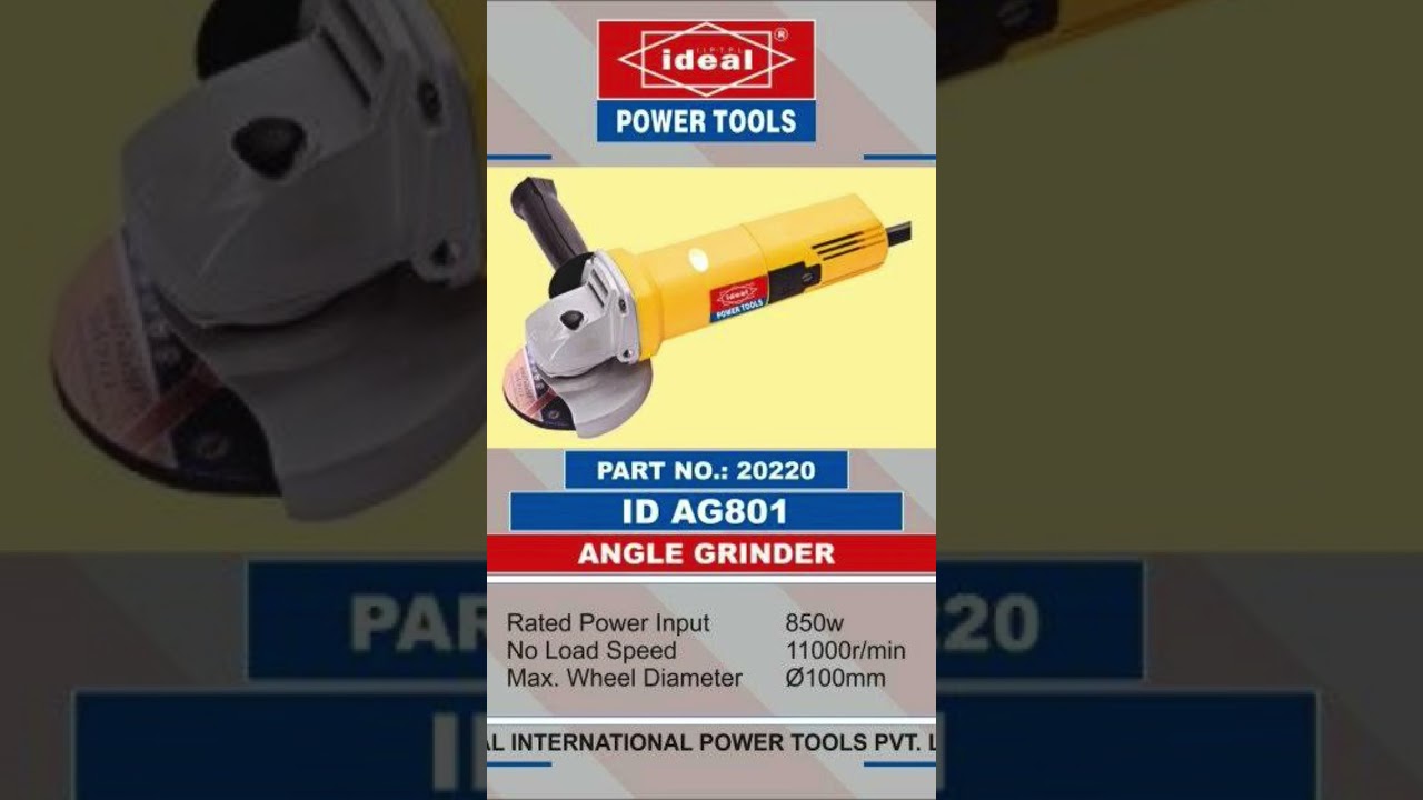 ideal angle grinder 