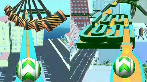 Sky Rolling Ball 3D - All level Gameplay Walkthrough Android iOS (level 142-143)