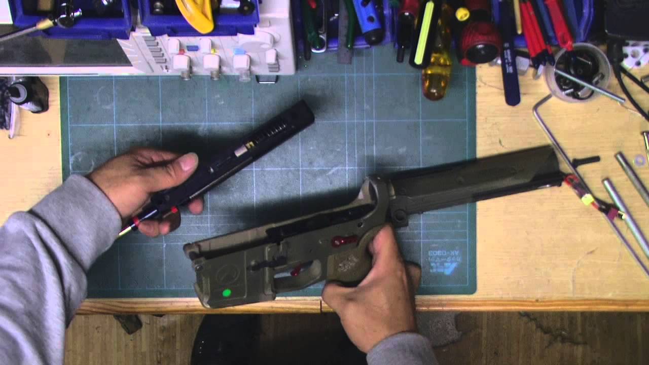 RETRO ARMS CNC Split gearbox Ver.2 分解結合レビュー - YouTube