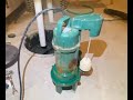 Fixing Basement Sewage Ejector Pump (Float Switch on a Zoeller 212 Pump)