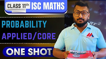 Probability class 11 in one shot | Applied/Core Mathematics | ISC Class 11 | YASH MAHESHWARI #isc11