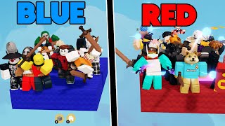 50 players Pick a color challenge! (Roblox Bedwars)