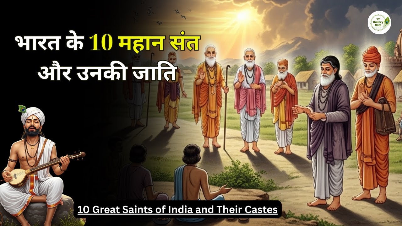 10 Great Saints of India and Their Castes 🌸 | Bharat ke 10 mahaan sant aur unki jaati 