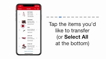 Make a Tool Transfer: Tool Inventory Management | One-Key Support for iOS