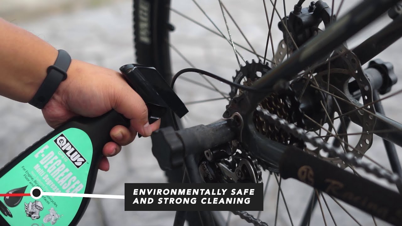 QP810 EDegreaser on bicycle chain YouTube