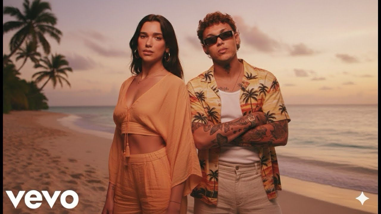 Dua lipa X Arón Piper - “Midnight Fuego”(official lyrics music)