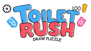 Toilet Rush Race: Draw Puzzle - Galaxy Astronaut Games - Gameplay screenshot 4